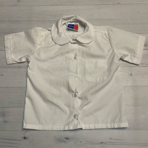 School apperal short sleeved button down shirt 7 - Picture 1 of 4